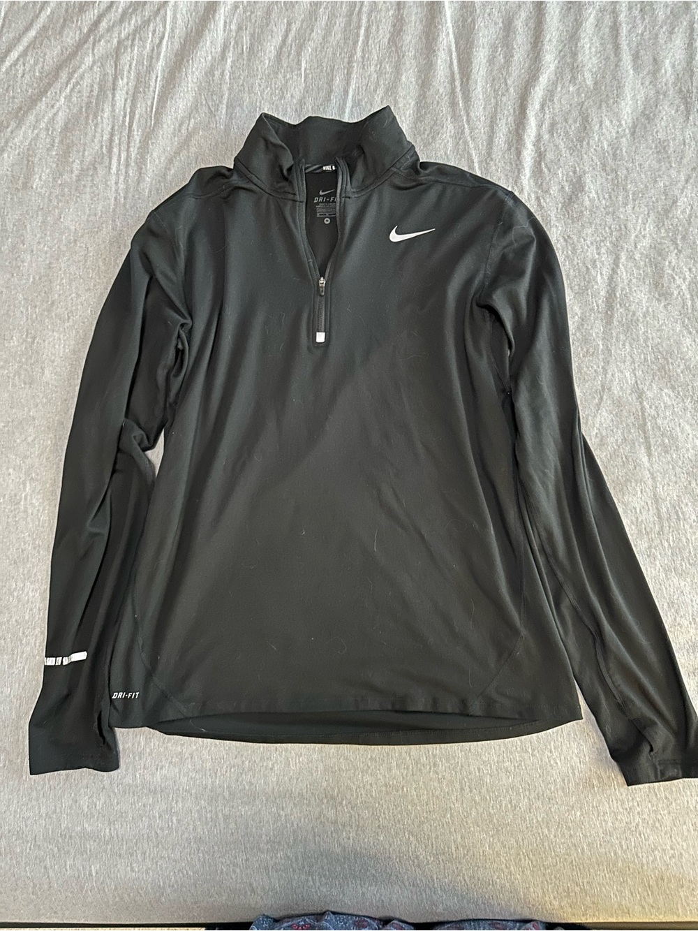 Nike Black Dri-FIT Running Quarter-Zip Top